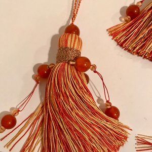 Two Houles Tassels for Home Decor or Napkin Rings